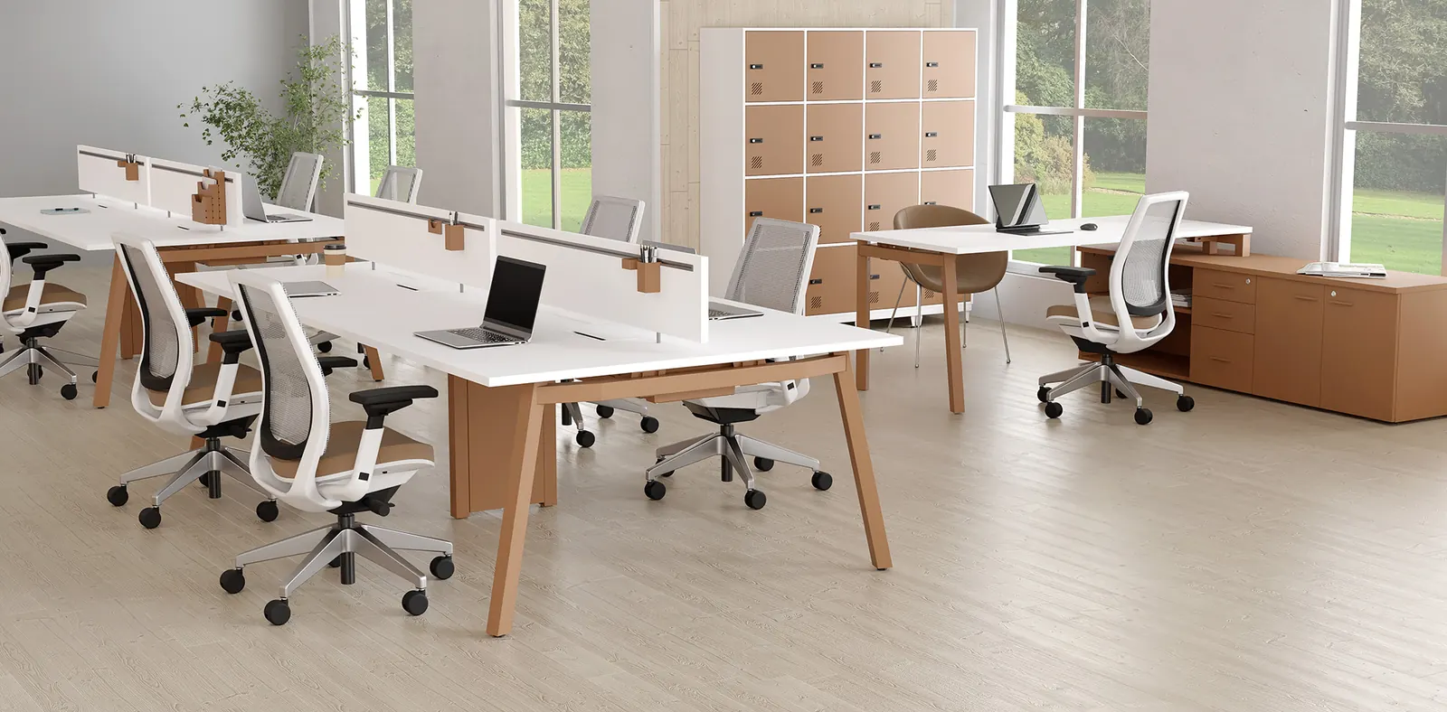 Ambiente corporativo equipado pela Sam.Flex