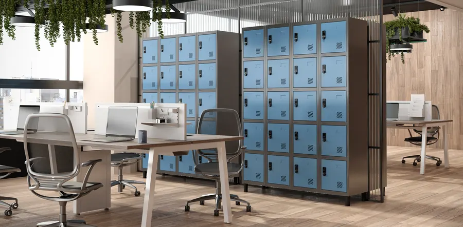 Lockers corporativos de aço